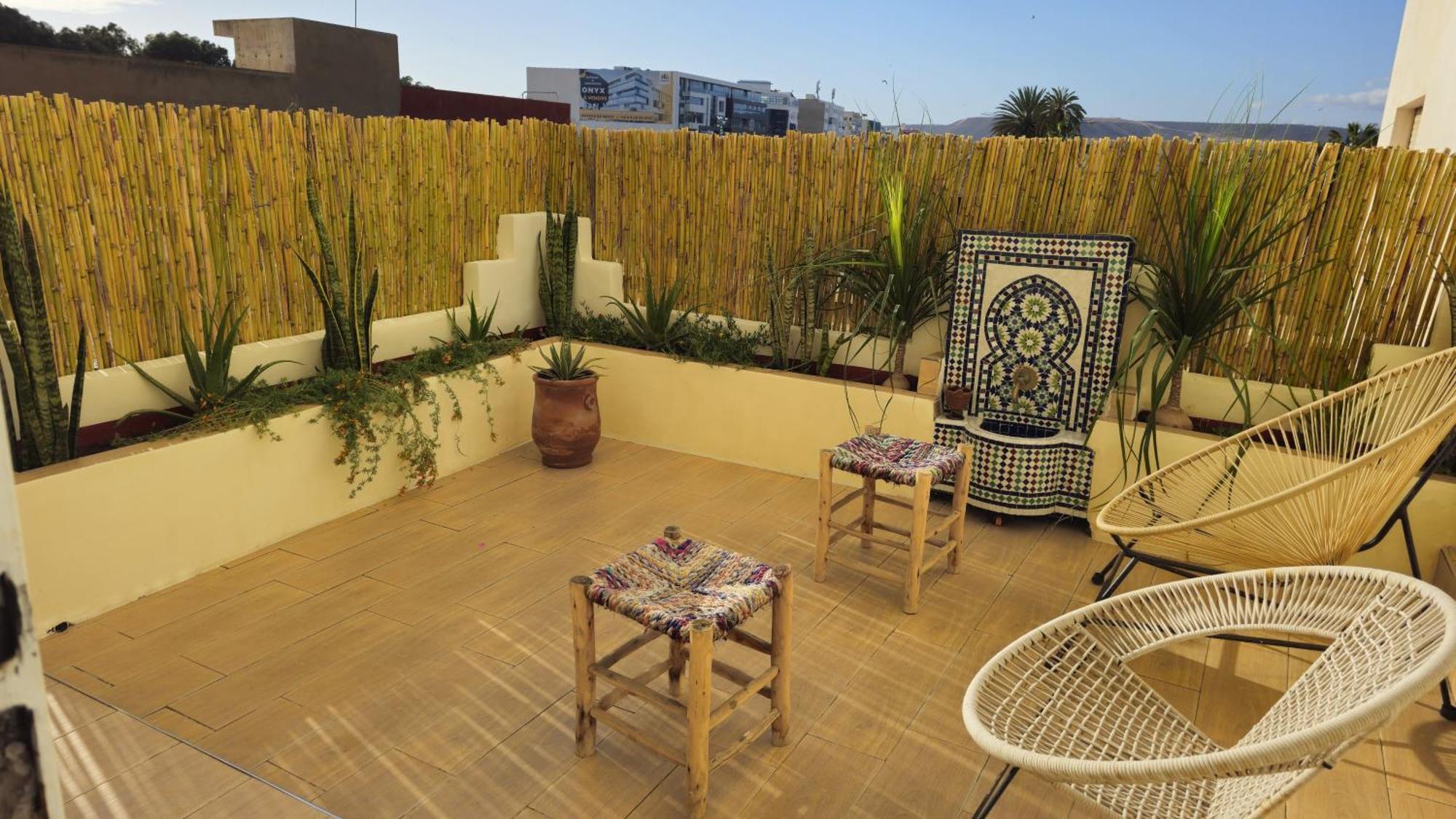 Appartement Julia Au Centre Ville Agadir Dans Residence Borj Dalat Eksteriør bilde
